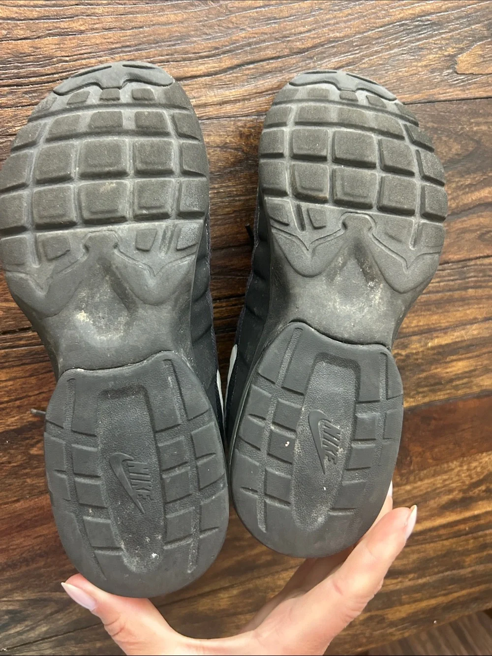 Nike Kids Grey and Black Casual Sneakers
